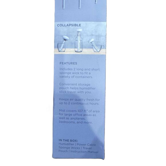 New Mahli Mystic Versatile Silent Travel Cool Mist Portable Humidifier Stick - Picture 5 of 6